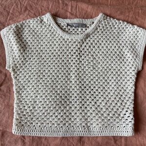 KITH WOMEN RHEA KNIT TEE - WHISPER - XS